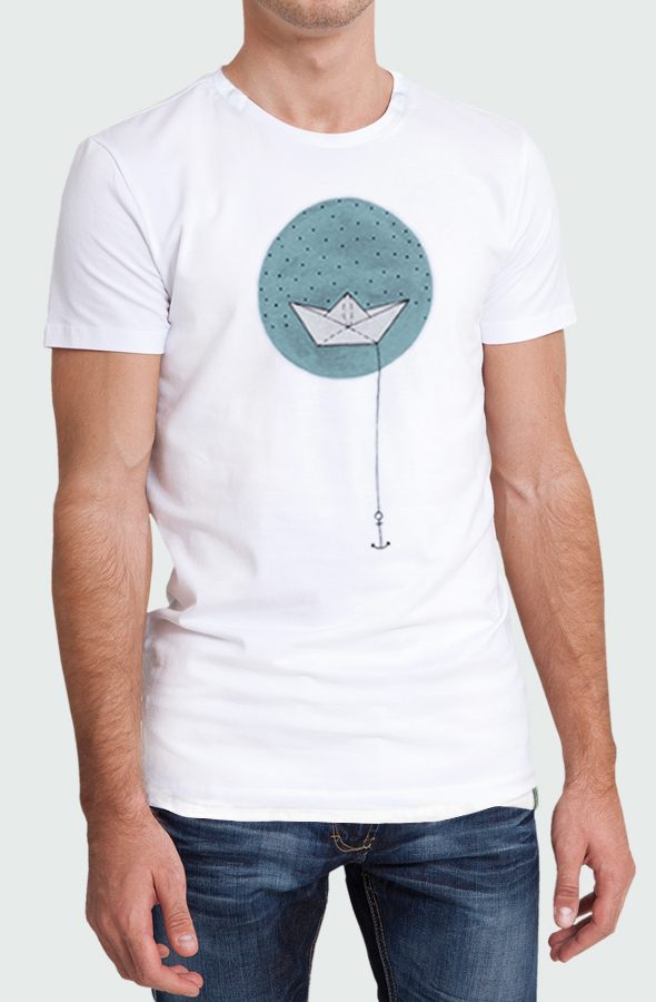 Camiseta Hombre Paper Boat Modelo