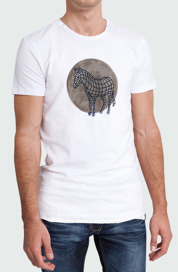 Camiseta Hombre Zebra Dot Modelo