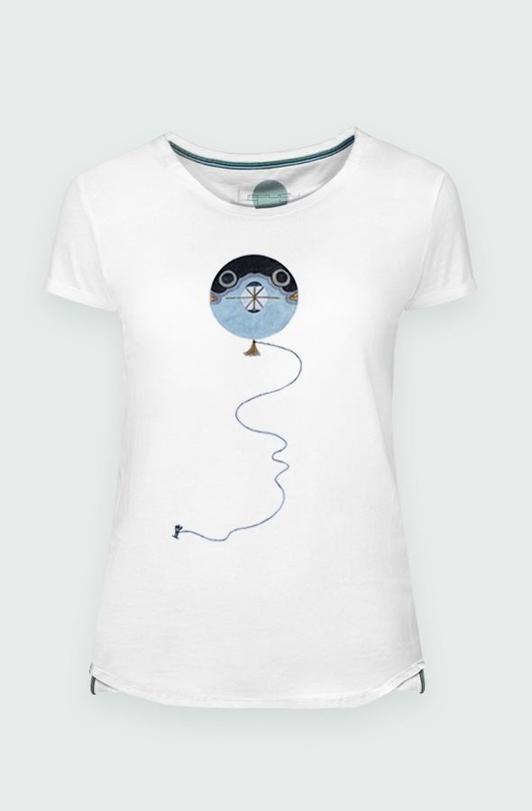 Camiseta Mujer Fugu Kite Detalle