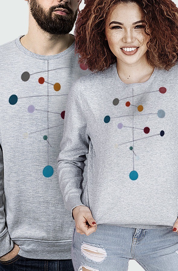 Mobile Dots Sweatshirt models image