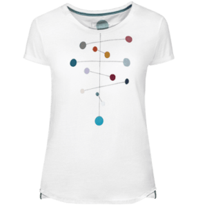 Camiseta Mujer Mobile Dots - Lefugu