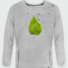 sudadera unisex devore flour leaf detalle