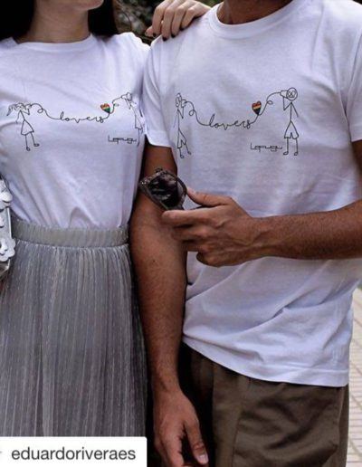 Hombre y mujer camiseta Free Gender