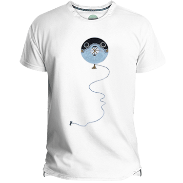 Camiseta Hombre Fugu Kite - Lefugu
