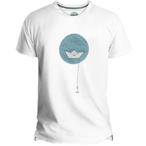 Camiseta Hombre Paper Boat - Lefugu
