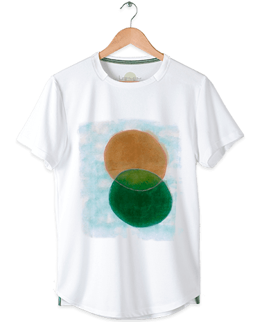 Camiseta básica Artee Bi Circle Lefugu