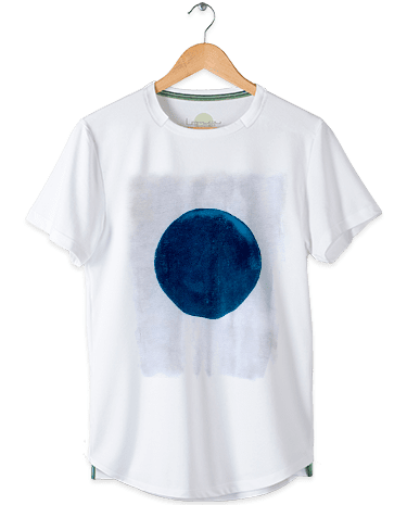 Camiseta básica Artee Blue Dot Lefugu