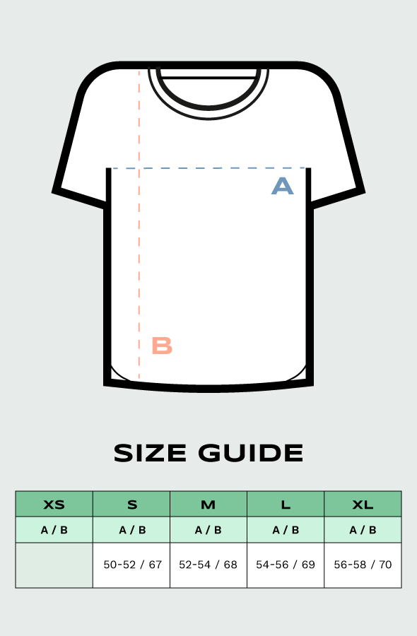 Size guide's Men T-shirt Lefugu